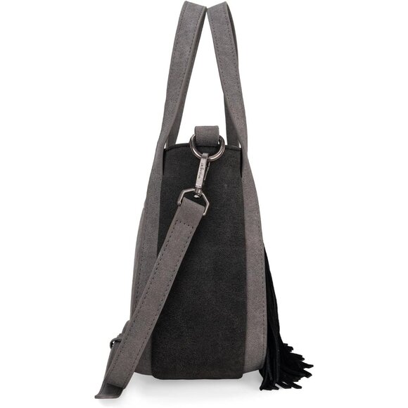 Women’s Faux Leather Fringe Crossbody Purse Medium Travel Stylish - Picture 4 of 7